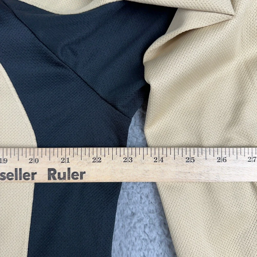 Nike Purdue Boilermakers Shirt Mens Medium Gold Dri-Fit Long Sleeve Crewneck